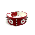 Bold Statement Dog Collar – Studded PU Leather Collar for Large Dogs