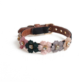 Elegant Flower Pet Collar – Crystal Designer Collar for Dogs & Cats
